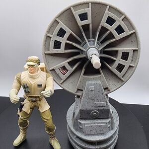 Star Wars Power of the Force POTF Hoth Rebel Soldier w/ Cannon Loose Complete